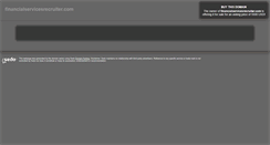 Desktop Screenshot of financialservicesrecruiter.com